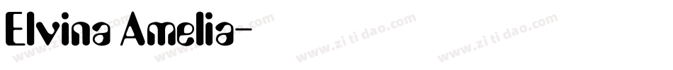 Elvina Amelia字体转换